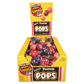 Tootsie Roll® Tootsie Pops, 0.6 Oz, Assorted Flavors, 100-box freeshipping - TVN Wholesale